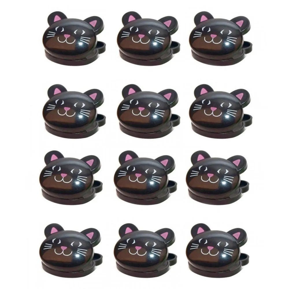 12 Kikkerland Cat Chip Bag Clips Sealing Food Snacks Seal Tight Kitchen Storage