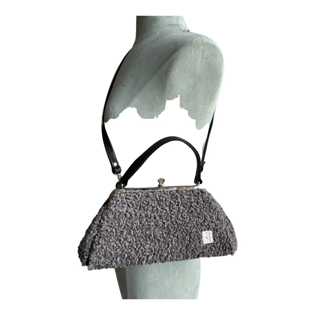 4077-SL Faux Persian Lamb Gray