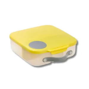 B.box Lunchbox-Lemon Sherbet Yellow Grey