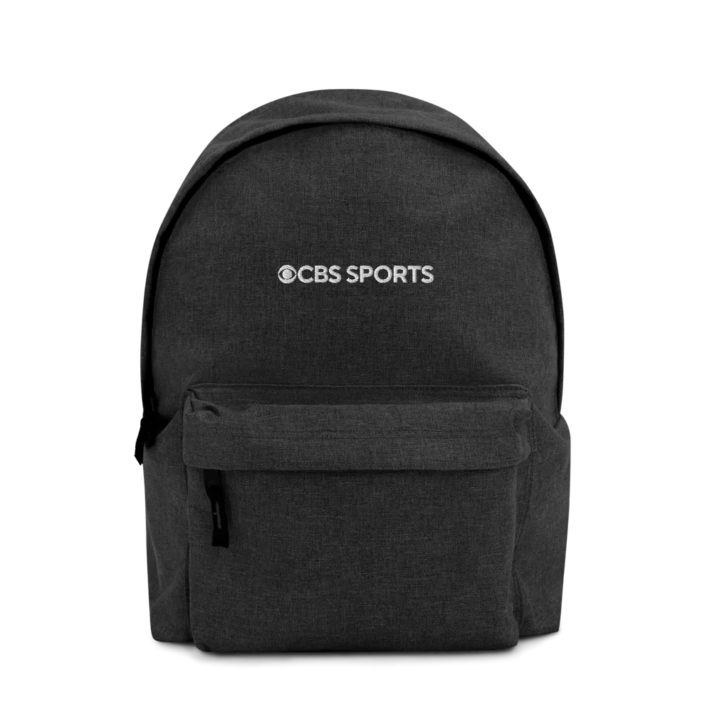 CBS Sports Logo Embroidered Backpack