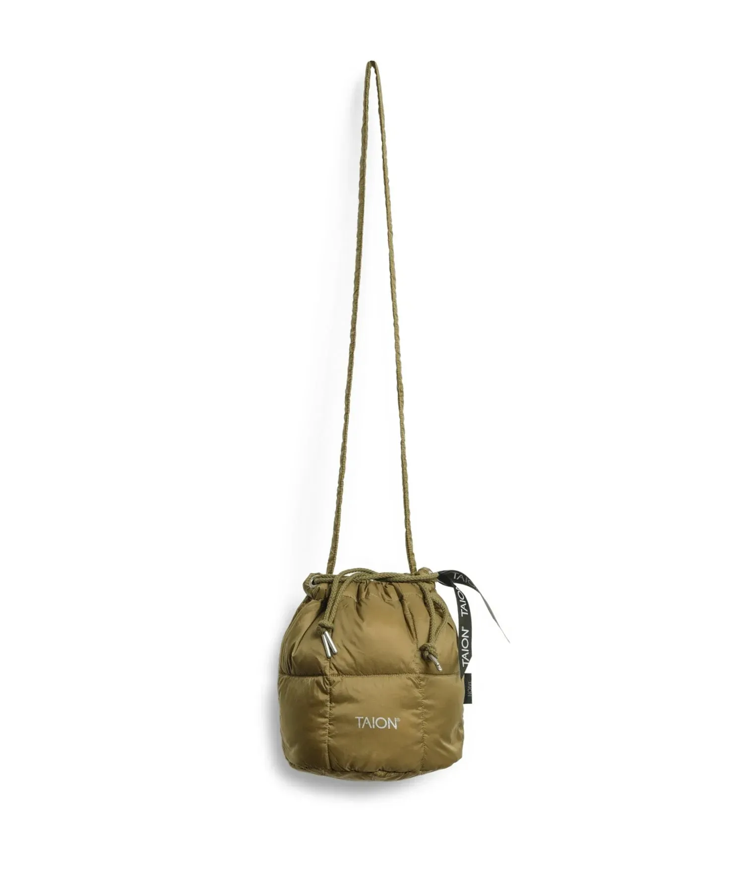 Draw String Down Bag Small | Beige