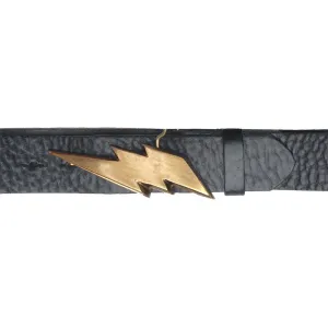 Lightning Bolt Belt - Black