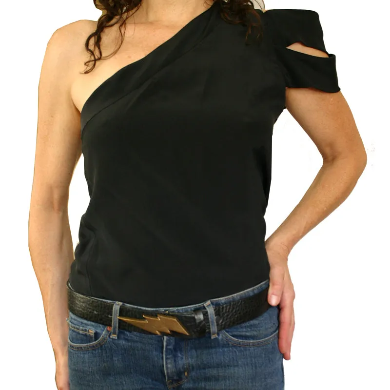 Lightning Bolt Belt - Black