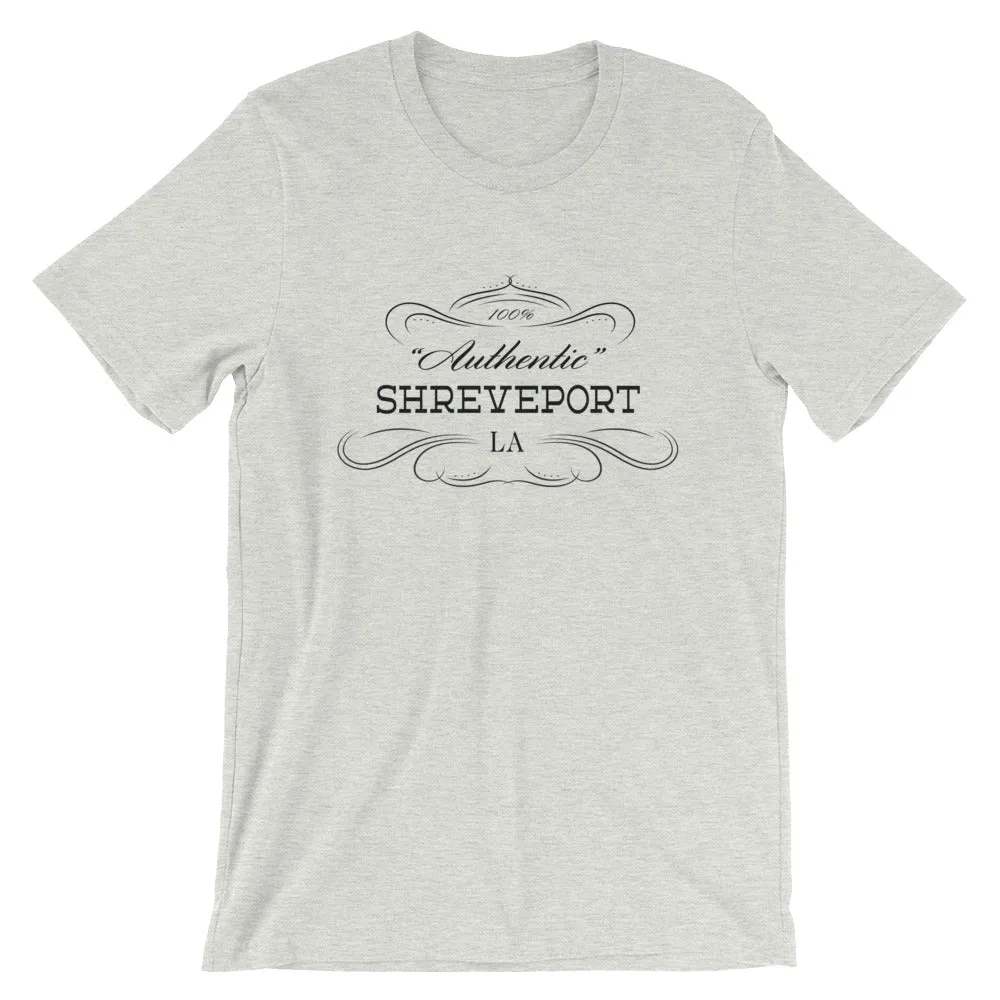 Louisiana - Shreveport LA - Short-Sleeve Unisex T-Shirt - "Authentic"