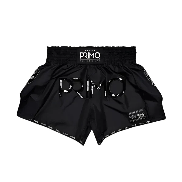 Primo Muay Thai Shorts Super Nylon Black Panther II