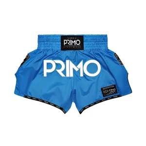Primo Muay Thai Shorts Super Nylon Blue Jay