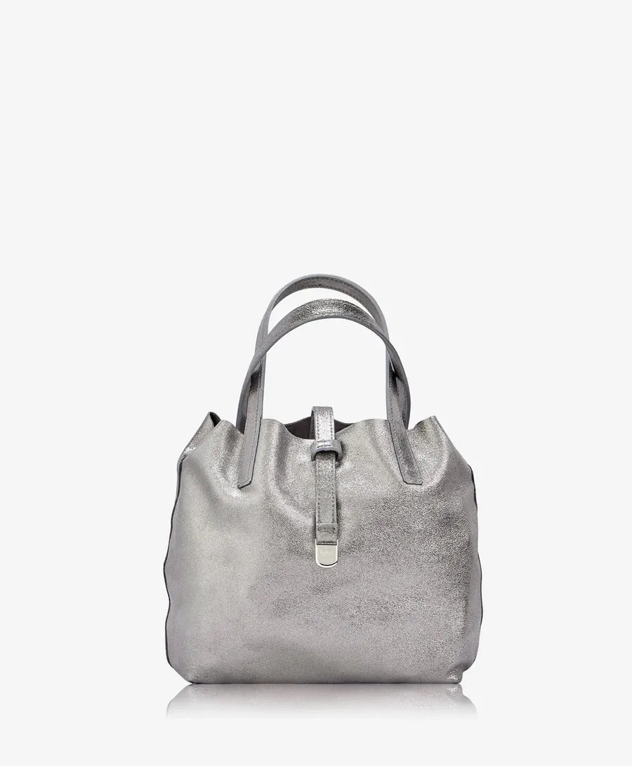 Reversible Mini Metallic Tote