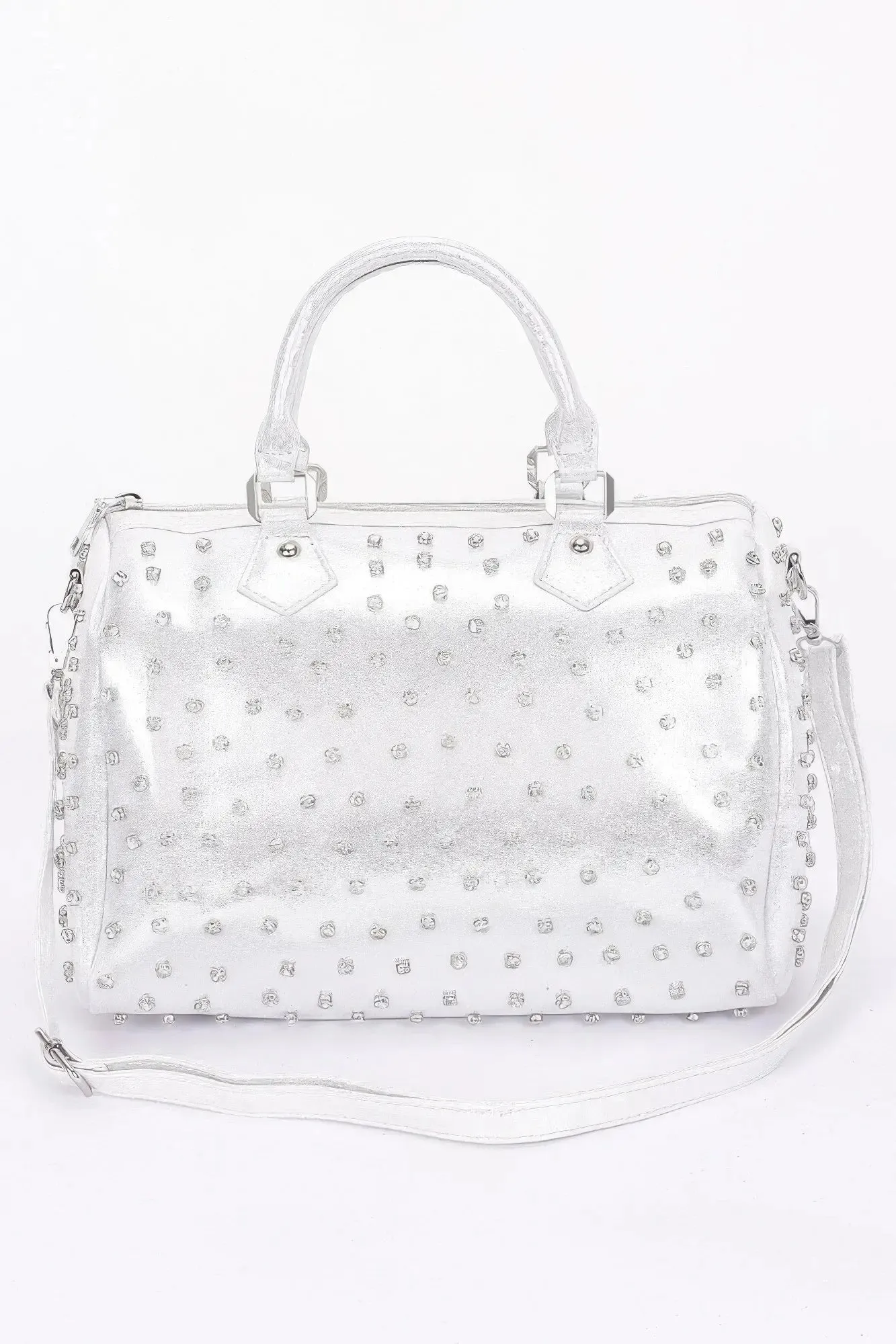 Rhinestone Studded Bowling Bag