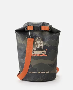 Rip Curl Surf Series 20L Barrel Bag Black/Olive 14SMUT-6696