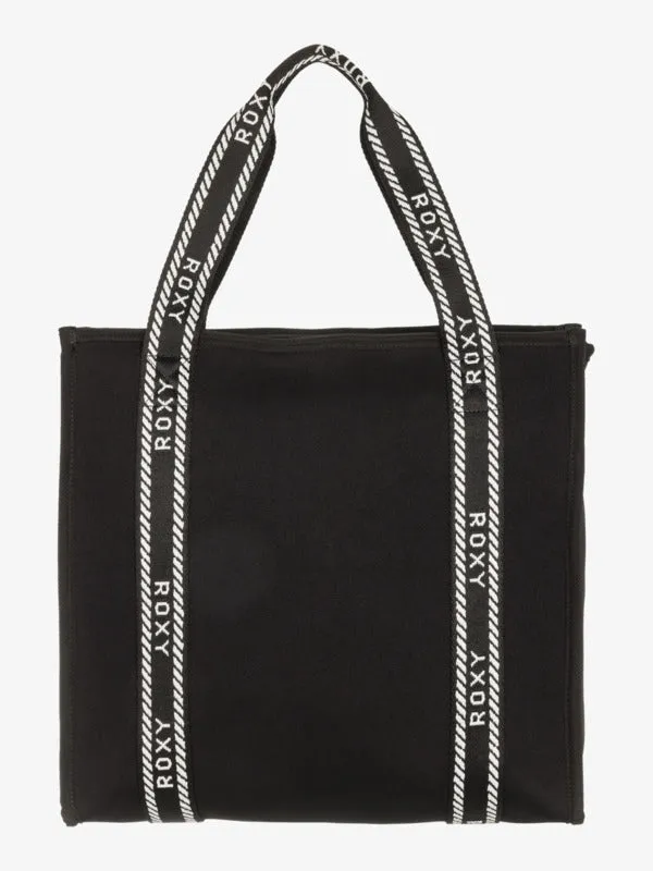 Roxy Women's Pink Guava Tote Bag Anthracite ERJBT03408-KVJ0