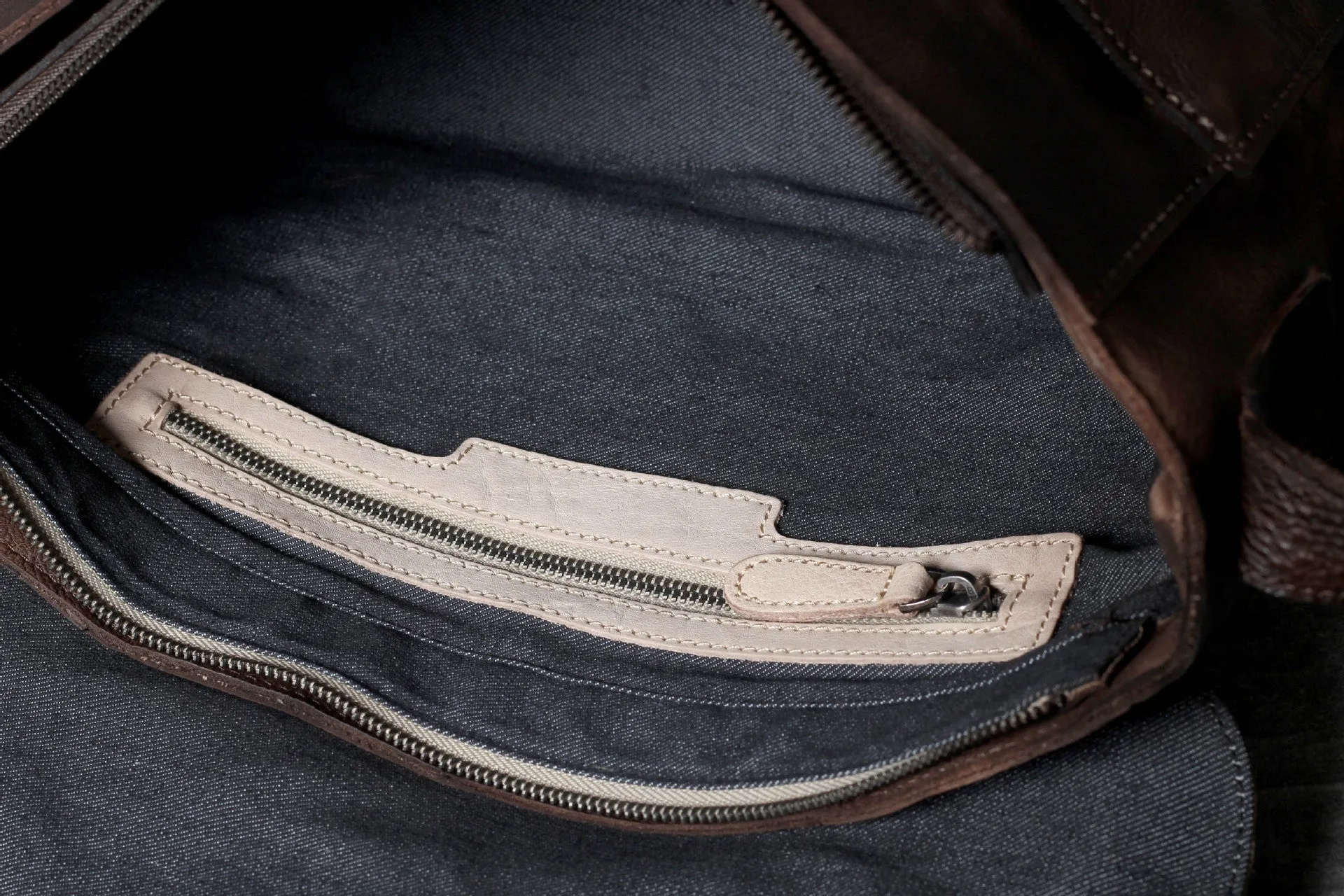 Vintage Casual Leather Crossbody Bags for Men
