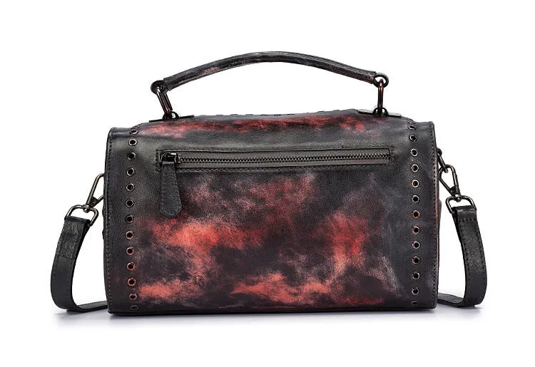 Vintage Large Storage Handmade Leather Handbags 2011