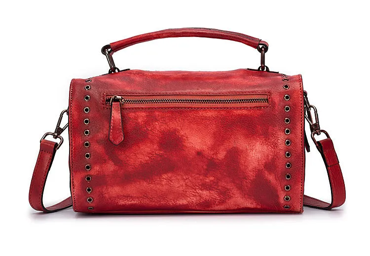 Vintage Large Storage Handmade Leather Handbags 2011
