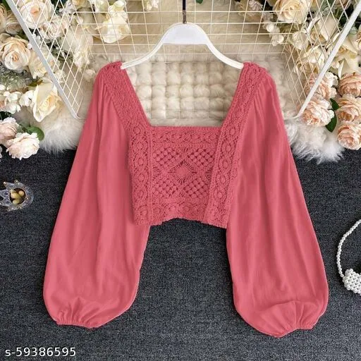 Whitewhale Latest Stylish Trendy Crusiya Net New Top
