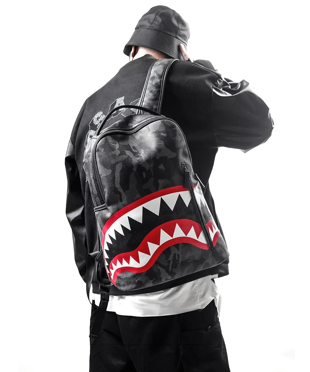 Zaino unisex backpack shark