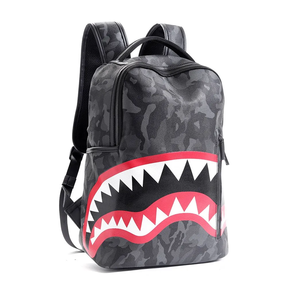 Zaino unisex backpack shark